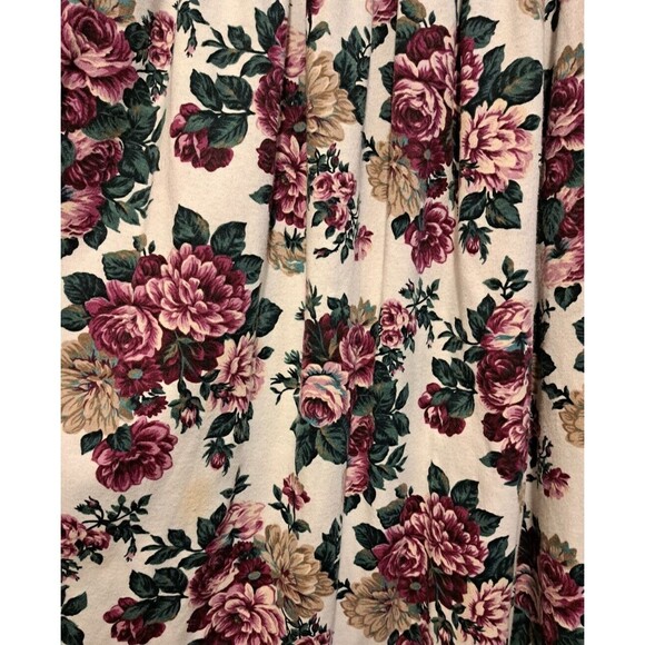 Fritzi Plus Vintage Floral Skirt 2X-Elastic Waist Band Made in the USA - Picture 4 of 13
